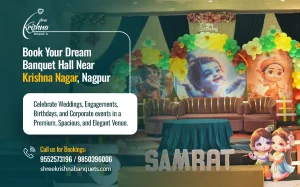 Top AC Banquet Halls in Krishna Nagar for Weddings, Birthday Parties, Receptions, and Family Events.